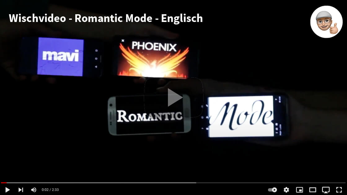 digilearn: YouTube-Video_ Wischvideo - Romantic Mode